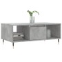 Mesa de centro madera contrachapada gris hormigón 90x50x36,5 cm de vidaXL, Mesas de centro - Ref: Foro24-830584, Precio: 58,9...