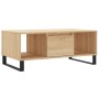 Oak Sonoma plywood coffee table 90x50x36.5 cm by vidaXL, Coffee table - Ref: Foro24-830599, Price: 64,24 €, Discount: %