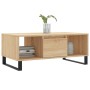 Oak Sonoma plywood coffee table 90x50x36.5 cm by vidaXL, Coffee table - Ref: Foro24-830599, Price: 64,24 €, Discount: %