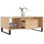 Oak Sonoma plywood coffee table 90x50x36.5 cm by vidaXL, Coffee table - Ref: Foro24-830599, Price: 64,24 €, Discount: %