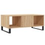 Oak Sonoma plywood coffee table 90x50x36.5 cm by vidaXL, Coffee table - Ref: Foro24-830599, Price: 64,24 €, Discount: %