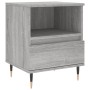 Mesita de noche madera de ingeniería gris Sonoma 40x35x50 cm de vidaXL, Mesitas de noche - Ref: Foro24-830616, Precio: 41,99 ...