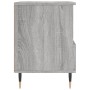 Bedside table made of gray Sonoma engineered wood, 40x35x50 cm. by vidaXL, Nightstands - Ref: Foro24-830616, Price: 41,99 €, ...