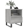 Bedside table 2 units engineered wood gray Sonoma 40x35x50 cm by vidaXL, Nightstands - Ref: Foro24-830649, Price: 82,99 €, Di...