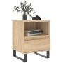 Sonoma oak engineered wood bedside table 40x35x50 cm by vidaXL, Nightstands - Ref: Foro24-830642, Price: 53,62 €, Discount: %