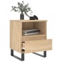 Sonoma oak engineered wood bedside table 40x35x50 cm by vidaXL, Nightstands - Ref: Foro24-830642, Price: 53,62 €, Discount: %