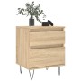 Nachttische 2 Stk. Holzwerkstoff Sonoma Eiche 40x35x50 cm von vidaXL, Nachttische - Ref: Foro24-830675, Preis: 71,74 €, Rabat...