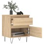 Nachttische 2 Stk. Holzwerkstoff Sonoma Eiche 40x35x50 cm von vidaXL, Nachttische - Ref: Foro24-830675, Preis: 71,74 €, Rabat...