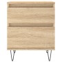 Nachttische 2 Stk. Holzwerkstoff Sonoma Eiche 40x35x50 cm von vidaXL, Nachttische - Ref: Foro24-830675, Preis: 71,74 €, Rabat...