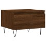 Mesa de centro madera de ingeniería marrón roble 50x46x35 cm de vidaXL, Mesas de centro - Ref: Foro24-830874, Precio: 36,99 €...