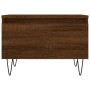 Mesa de centro madera de ingeniería marrón roble 50x46x35 cm de vidaXL, Mesas de centro - Ref: Foro24-830874, Precio: 30,73 €...