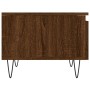 Mesa de centro madera de ingeniería marrón roble 50x46x35 cm de vidaXL, Mesas de centro - Ref: Foro24-830874, Precio: 30,73 €...