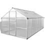 Reinforced aluminum greenhouse with base structure 9,025 m² by vidaXL, Greenhouses - Ref: Foro24-41320, Price: 700,99 €, Disc...