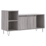 TV stand made of gray Sonoma plywood 100x35x55 cm by vidaXL, TV Furniture - Ref: Foro24-831322, Price: 57,68 €, Discount: %