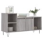 TV stand made of gray Sonoma plywood 100x35x55 cm by vidaXL, TV Furniture - Ref: Foro24-831322, Price: 57,68 €, Discount: %