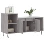 TV stand made of gray Sonoma plywood 100x35x55 cm by vidaXL, TV Furniture - Ref: Foro24-831322, Price: 57,68 €, Discount: %