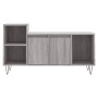 TV stand made of gray Sonoma plywood 100x35x55 cm by vidaXL, TV Furniture - Ref: Foro24-831322, Price: 57,68 €, Discount: %