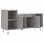 TV stand made of gray Sonoma plywood 100x35x55 cm by vidaXL, TV Furniture - Ref: Foro24-831322, Price: 57,68 €, Discount: %