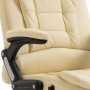 Cream-colored synthetic leather office chair by vidaXL, Office chairs - Ref: Foro24-20234, Price: 213,26 €, Discount: %