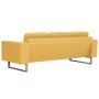 Yellow 3-seater fabric sofa by vidaXL, Sofas - Ref: Foro24-281392, Price: 425,65 €, Discount: %