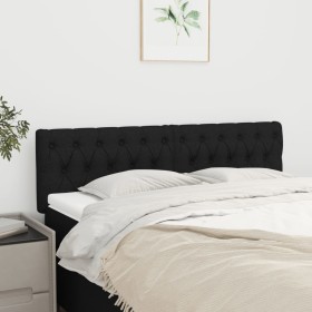 Headboards 2 units black fabric 72x7x78/88 cm by vidaXL, Headboards and footboards - Ref: Foro24-346342, Price: 77,83 €, Disc...