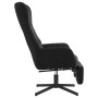 Sillón de relax con reposapiés terciopelo negro de vidaXL, Sillones - Ref: Foro24-3097501, Precio: 136,38 €, Descuento: %