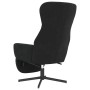 Sillón de relax con reposapiés terciopelo negro de vidaXL, Sillones - Ref: Foro24-3097501, Precio: 136,38 €, Descuento: %