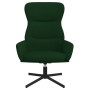 Relaxation armchair with dark green velvet footrest by vidaXL, Armchairs - Ref: Foro24-3097486, Price: 154,99 €, Discount: %