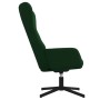 Relaxation armchair with dark green velvet footrest by vidaXL, Armchairs - Ref: Foro24-3097486, Price: 154,99 €, Discount: %