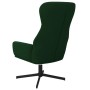 Relaxation armchair with dark green velvet footrest by vidaXL, Armchairs - Ref: Foro24-3097486, Price: 154,99 €, Discount: %