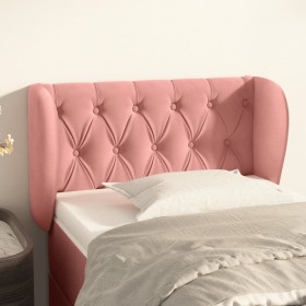 Cabecero de terciopelo rosa 83x23x78/88 cm de vidaXL, Cabeceros y pies de cama - Ref: Foro24-3117515, Precio: 65,99 €, Descue...