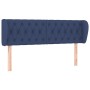 Blue fabric headboard 147x23x78/88 cm by vidaXL, Headboards and footboards - Ref: Foro24-3117484, Price: 83,99 €, Discount: %