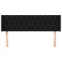 Black fabric headboard 147x16x78/88 cm by vidaXL, Headboards and footboards - Ref: Foro24-3119104, Price: 80,99 €, Discount: %