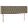 Cabecero de tela gris taupe 147x16x78/88 cm de vidaXL, Cabeceros y pies de cama - Ref: Foro24-3119106, Precio: 85,61 €, Descu...