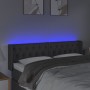 Dunkelgraues Stoffkopfteil mit LED 147x16x78/88 cm von vidaXL, Kopf- und Fußteile - Ref: Foro24-3123571, Preis: 95,95 €, Raba...