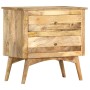 Solid mango wood bedside table 65x35x60 cm by vidaXL, Nightstands - Ref: Foro24-286126, Price: 145,78 €, Discount: %