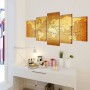 Decorative set of canvases for the wall, world map model, 200 x 100 cm by vidaXL, Posters, prints and visual art - Ref: Foro2...