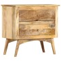 Solid mango wood bedside table 65x35x60 cm by vidaXL, Nightstands - Ref: Foro24-286126, Price: 145,78 €, Discount: %