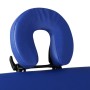 Klappbare Massageliege 2 Zonen, blaue Holzstruktur von vidaXL, Massageliegen - Ref: Foro24-110075, Preis: 140,02 €, Rabatt: %