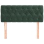 Cabecero de terciopelo verde oscuro 90x7x78/88 cm de vidaXL, Cabeceros y pies de cama - Ref: Foro24-346323, Precio: 54,80 €, ...