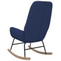 Silla mecedora de tela azul de vidaXL, Mecedoras - Ref: Foro24-341257, Precio: 113,78 €, Descuento: %