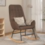 Taupe gray fabric rocking chair by vidaXL, Rocking chairs - Ref: Foro24-341262, Price: 131,38 €, Discount: %