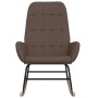 Taupe gray fabric rocking chair by vidaXL, Rocking chairs - Ref: Foro24-341262, Price: 131,38 €, Discount: %