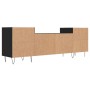 Mueble para TV madera contrachapada negro 160x35x55 cm de vidaXL, Muebles TV - Ref: Foro24-831341, Precio: 84,42 €, Descuento: %