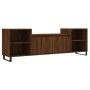 TV stand made of brown oak plywood, measuring 160x35x55 cm. by vidaXL, TV Furniture - Ref: Foro24-831355, Price: 72,79 €, Dis...