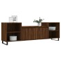 TV stand made of brown oak plywood, measuring 160x35x55 cm. by vidaXL, TV Furniture - Ref: Foro24-831355, Price: 72,79 €, Dis...