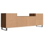 TV stand made of brown oak plywood, measuring 160x35x55 cm. by vidaXL, TV Furniture - Ref: Foro24-831355, Price: 72,79 €, Dis...