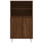 Aparador alto madera contrachapada marrón roble 60x36x110 cm de vidaXL, Aparadores - Ref: Foro24-831491, Precio: 73,70 €, Des...