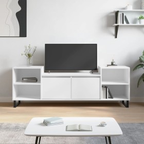 TV stand made of white plywood 160x35x55 cm by vidaXL, TV Furniture - Ref: Foro24-831348, Price: 72,99 €, Discount: %