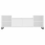 TV stand made of white plywood 160x35x55 cm by vidaXL, TV Furniture - Ref: Foro24-831348, Price: 70,81 €, Discount: %